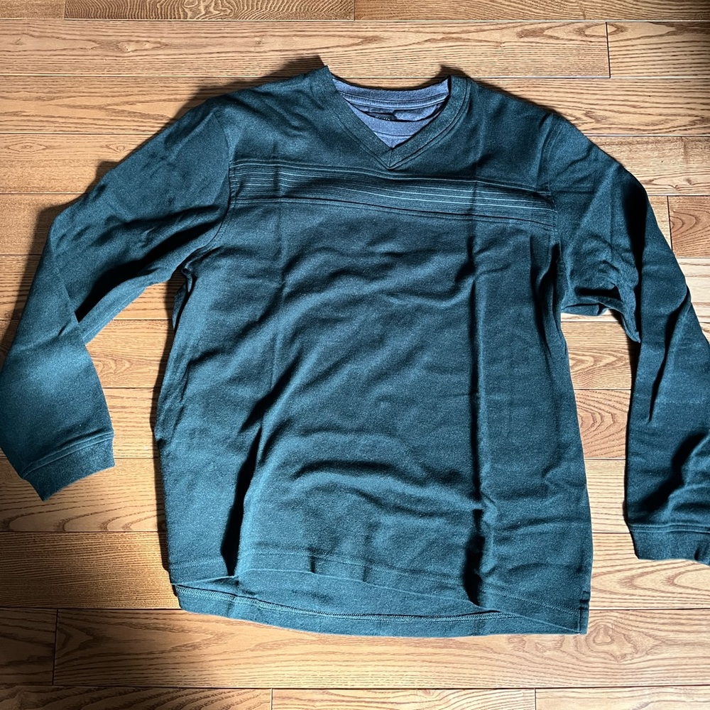 Van Heusen Green Crew Neck